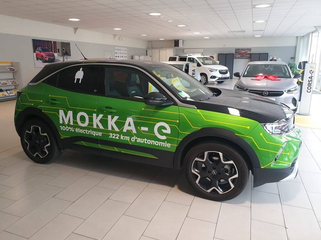 Marquage de camionnette commerciale